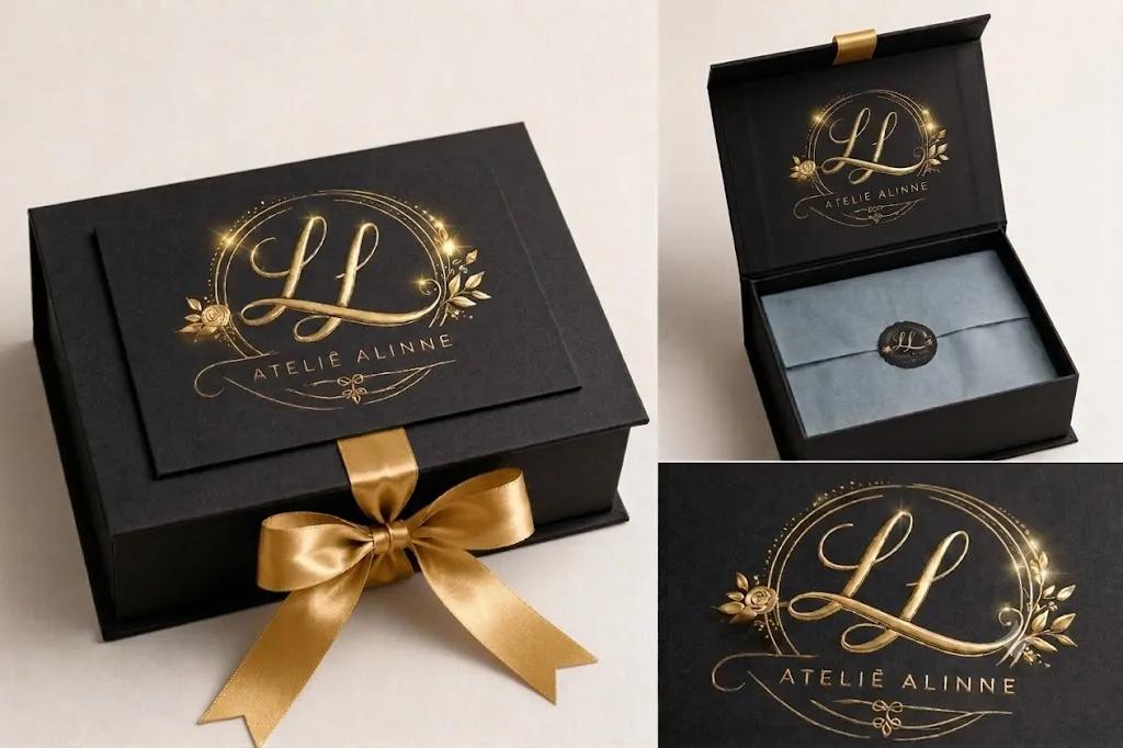 Caixa Cartonada Personalizada – Logo Metalizado e Hot Stamping - Variação 6