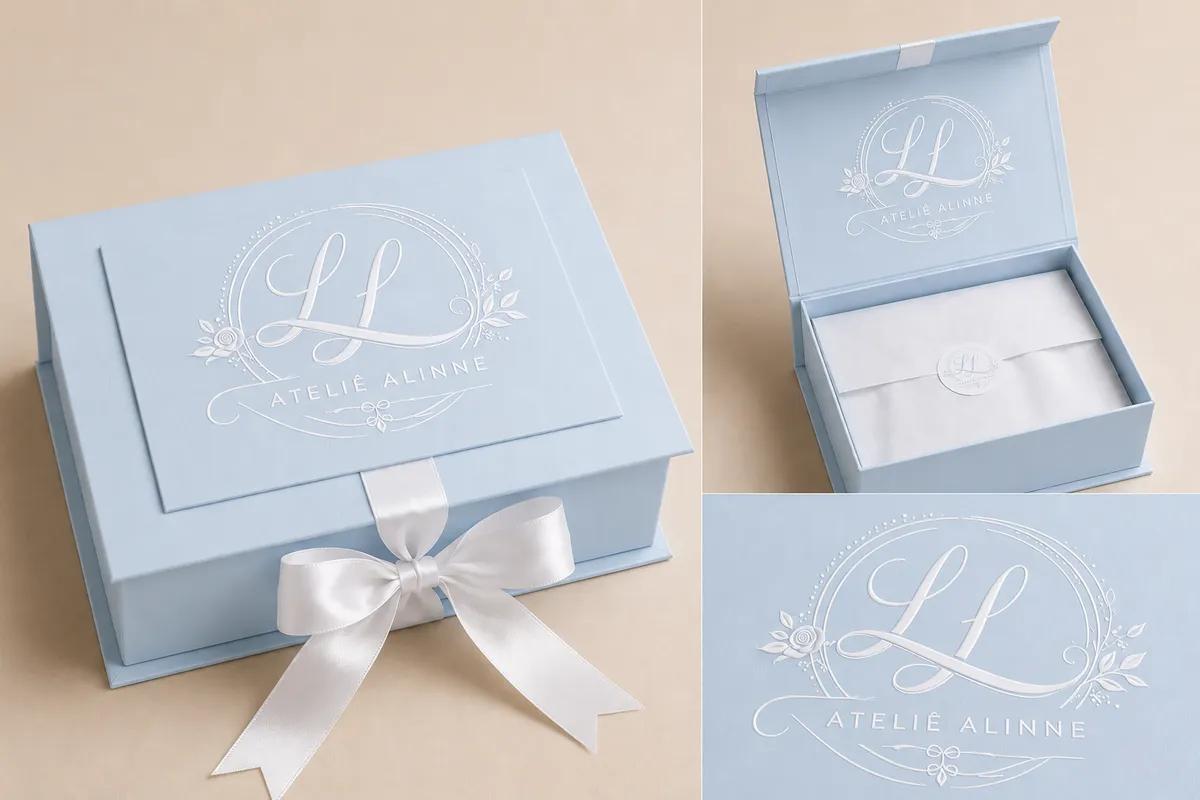 Caixa Cartonada Personalizada – Logo e Impressão Simples - Variação 6
