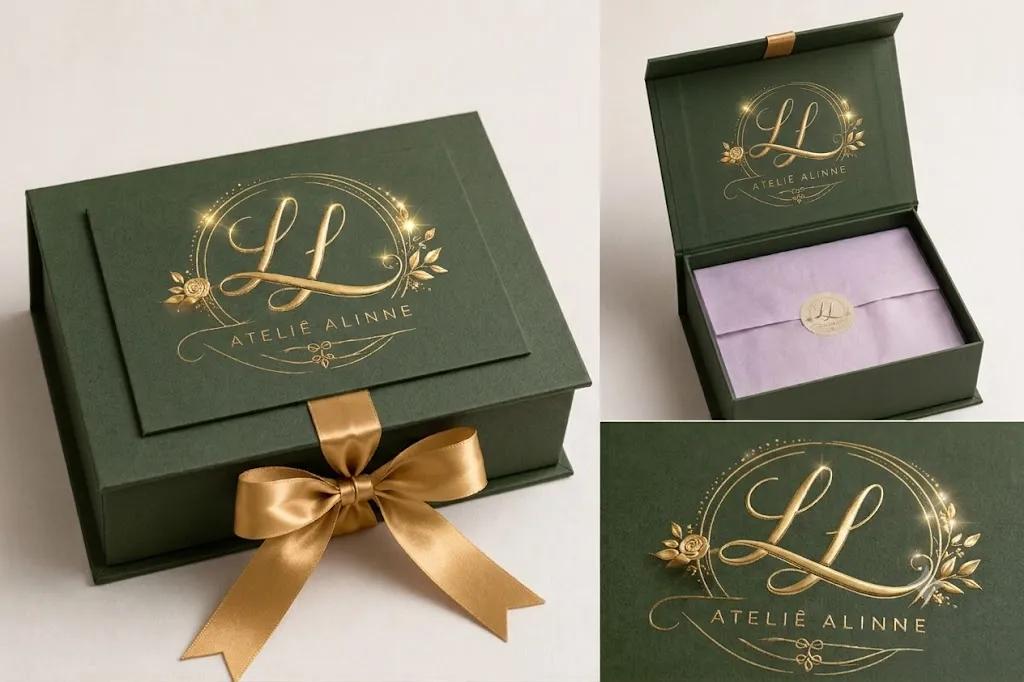 Caixa Cartonada Personalizada – Logo Metalizado e Hot Stamping - Variação 5