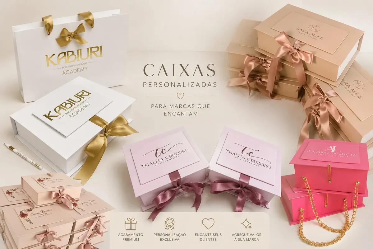 Caixa Cartonada Personalizada – Logo e Impressão Simples - Imagem 1